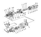 Гидравлический мотор Dynapac 357266 Hydraulic motor, Каток дорожный Dynapac RC45 (Hitachi RC45)