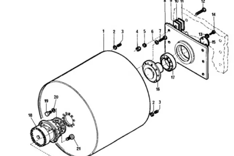 Гидравлический мотор Dynapac 195031 hydraulic motor